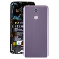 Batterij achtercover met camera lens & vingerafdruk sensor voor LG Q7/Q7 PLUS (paars)