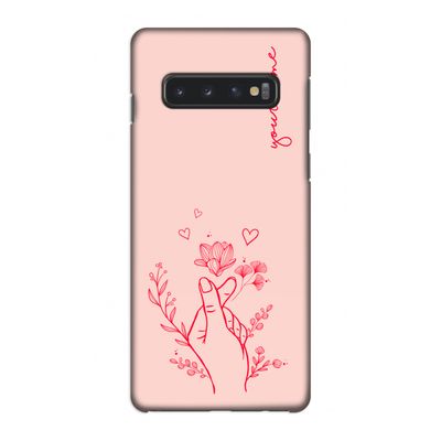 Giving Flowers: Samsung Galaxy S10 4G Volledig Geprint Hoesje