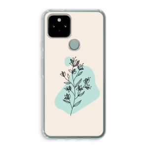 Violets are blue: Google Pixel 5 Transparant Hoesje