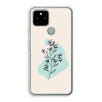 Violets are blue: Google Pixel 5 Transparant Hoesje