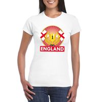Wit Engeland supporter kampioen shirt dames