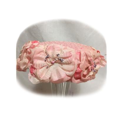 Vintage Hat Pink Flowers | 17% korting