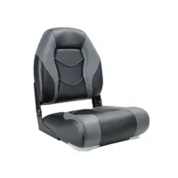 Titan Marine High Back Folding Bootstoel Zwart/steenkool Grijs Default