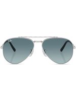 Ray-Ban lunettes de soleil Aviator à logo imprimé - Argent