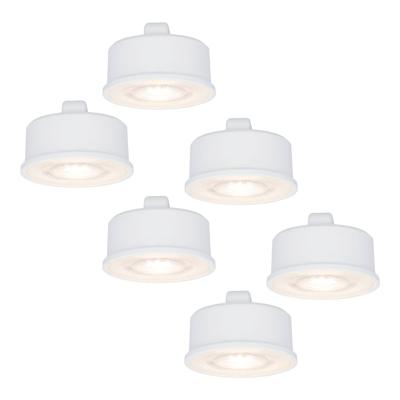 6x LED Module - Dimbaar - 3.8W 270lm - 4000K neutraal wit - Vervangt 50 Watt - GU10 fitting - Plat - Universele fitting