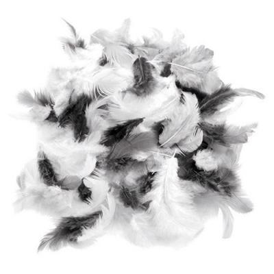 Sierveertjes - dons - decoratie - grijs tinten mix - 20 gram - 100x stuks