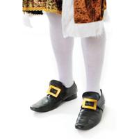 1x verkleed kniekousen - smetteloos wit - lakeien kniekous - maat 38-45 - stretch polyester