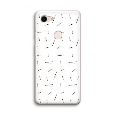 Hipster stripes: Google Pixel 3 Transparant Hoesje