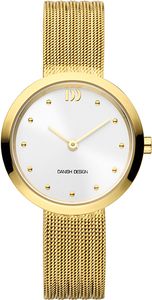 Danish Design IV05Q1210 Horloge Julia Mesh goud-en zilverkleurig 28 mm