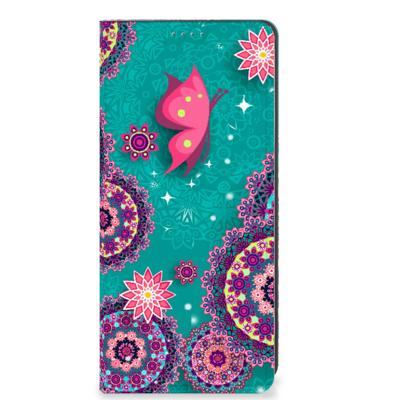 OPPO A78 | A58 5G | Bookcase | Cirkels en Vlinders OPPO A78 | A58 5G | Bookcase | Cirkels en Vlinders