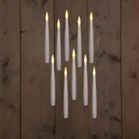 Anna&apos;s Collection LED zwevende kaars 3d flame 15 cm wit 10 stuks - thumbnail