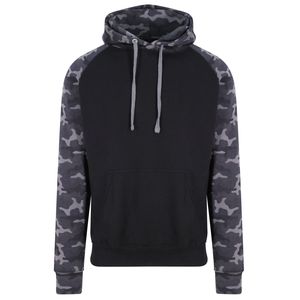 Just Hoods capuchon sweater camouflage/black voor heren