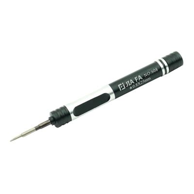 JIAFA JF-608-02 Five Star 0.8 schroevendraaier voor iPhone opladen poort Screws(Black)