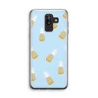 Ananasjes: Samsung Galaxy J8 (2018) Transparant Hoesje Ananasjes: Samsung Galaxy J8 (2018) Transparant Hoesje