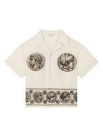 Dolce & Gabbana Kids chemise en coton à imprimé - Tons neutres