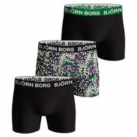Bjorn Borg Boxershorts Essentials 3-pack zwart-groen