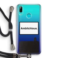 Ambitchious: Huawei P Smart (2019) Transparant Hoesje met koord
