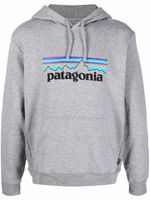 Patagonia hoodie à logo imprimé - Gris