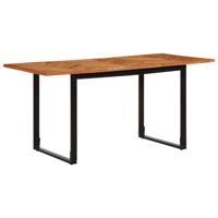 Eettafel 160x80x75 cm massief acaciahout