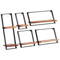 Wandplanken 5 stuks massief acaciahout