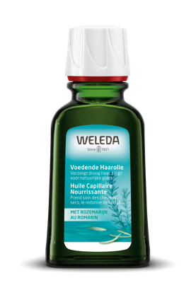 Weleda Haarverzorging Rozemarijn Voedende Haarolie 50ml | Voor Beschadigd Haar