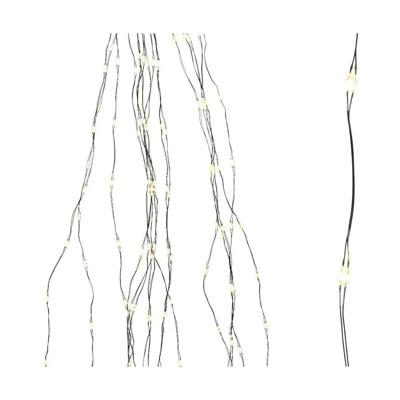 LED-lichtkrans Lumineo Zilverkleurig 5 m Warm wit