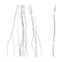 LED-lichtkrans Lumineo Zilverkleurig 5 m Warm wit