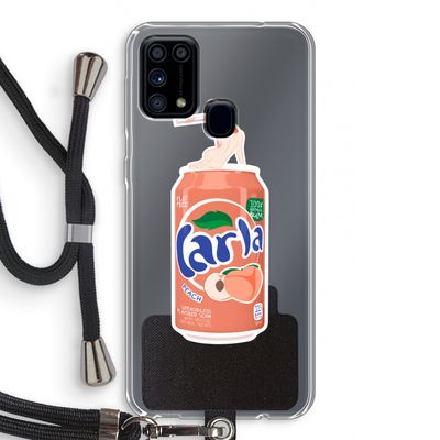 S(peach)less: Samsung Galaxy M31 Transparant Hoesje met koord