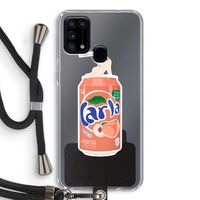 S(peach)less: Samsung Galaxy M31 Transparant Hoesje met koord