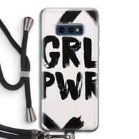 Girl Power #2: Samsung Galaxy S10e Transparant Hoesje met koord