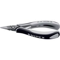 Knipex 34 22 130 ESD Platte rondbektang ESD Recht Chroom-vanadium kogellagerstaal 135 mm