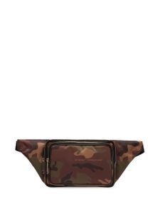 Off-White sac banane Arrows à imprimé camouflage - Marron