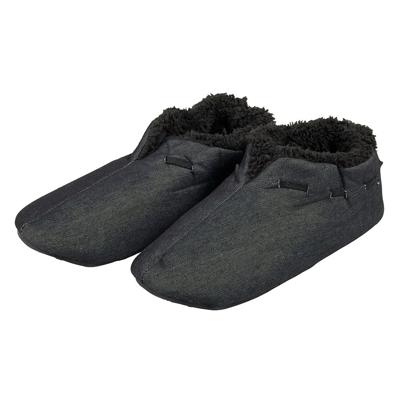 Spaanse sloffen - antraciet - volwassenen - pantoffels - heren - dames