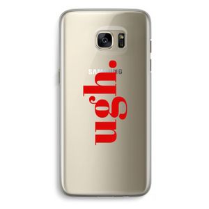Ugh: Samsung Galaxy S7 Edge Transparant Hoesje