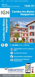 Wandelkaart - Topografische kaart 1345OT Cambo-les-Bains - Hasparren | IGN - Institut Géographique National