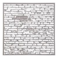 Creativ Company Sjabloon stenen muur, 30,5x30,5cm