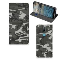 Nokia 2.4 | Hoesje met Magneet | Army Light