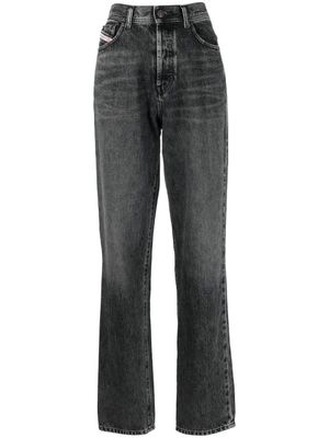 Diesel jean 1956 droit à coupe courte - Gris