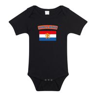 Holland / Nederland landen rompertje met vlag zwart voor babys 92 (18-24 maanden)  -