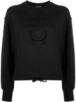 Woolrich Ivy flocked sweatshirt - Noir - thumbnail