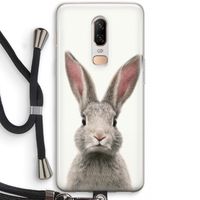 Daisy: OnePlus 6 Transparant Hoesje met koord