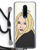 Mary Kate: OnePlus 7 Pro Transparant Hoesje met koord