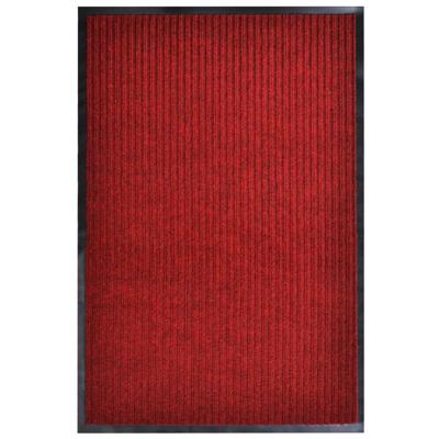 Deurmat 117x220 cm PVC rood