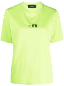 DSQUARED2 t-shirt en coton à imprimé Icon - Vert