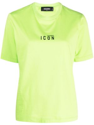 DSQUARED2 t-shirt en coton à imprimé Icon - Vert