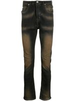 Rick Owens DRKSHDW jean slim à effet délavé - Marron