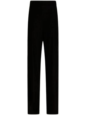 ETRO pantalon en velours à coupe droite - Noir