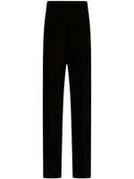 ETRO pantalon en velours à coupe droite - Noir