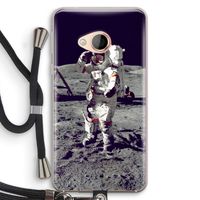 Spaceman: HTC U Play Transparant Hoesje met koord