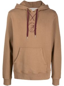 Golden Goose hoodie à logo imprimé - Marron